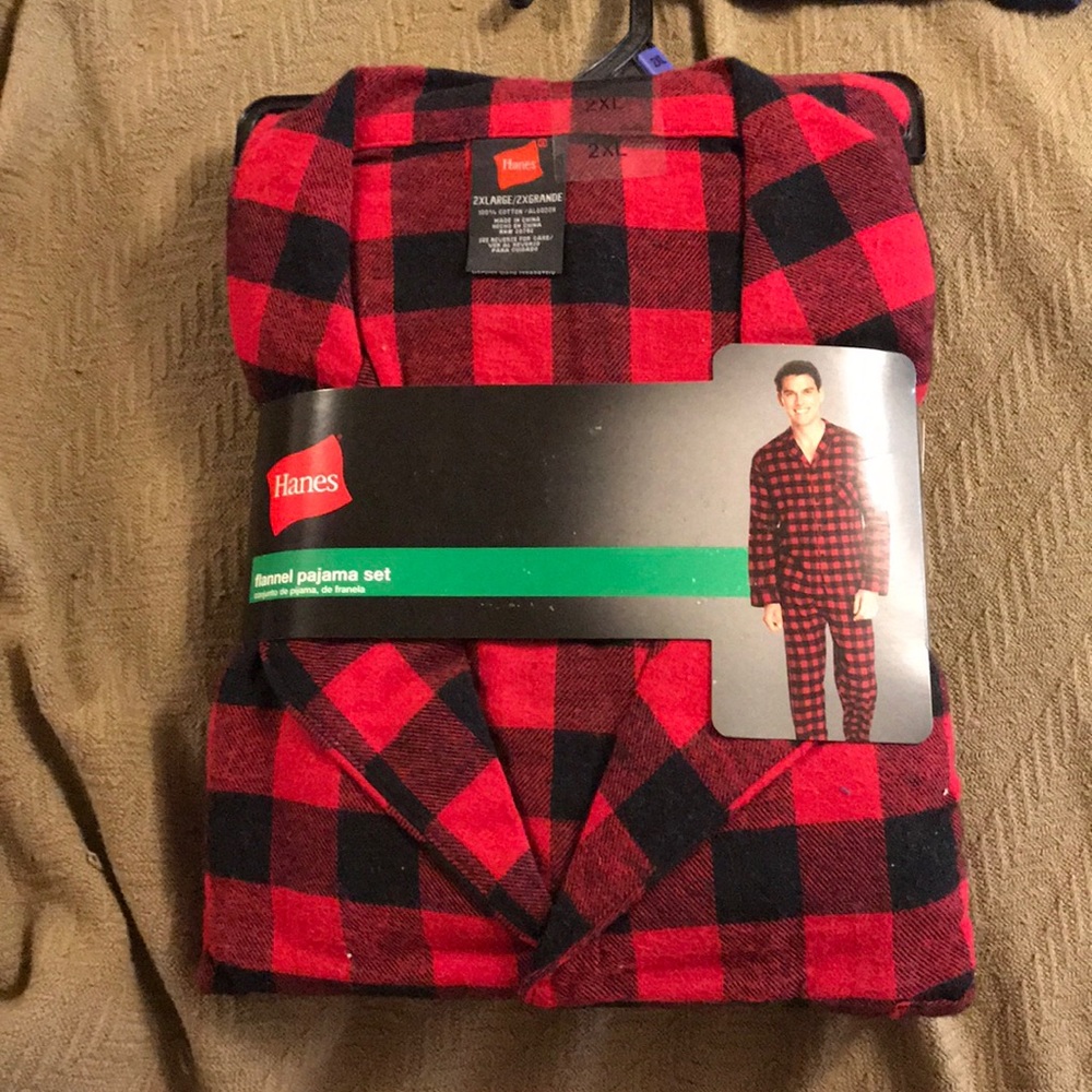 Men’s flannel pajama set